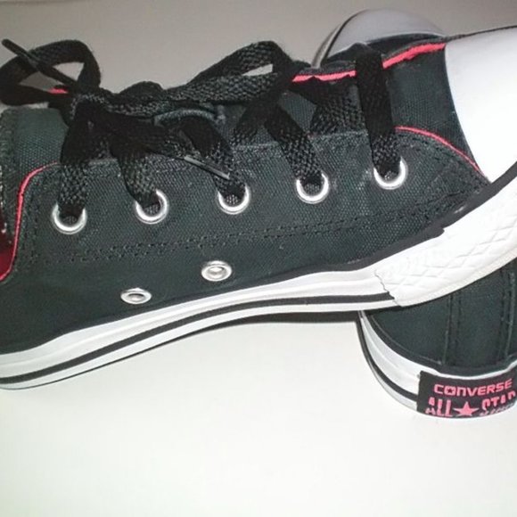 Converse All Star Low Top Junior Shoes Size 2 - Picture 2 of 2